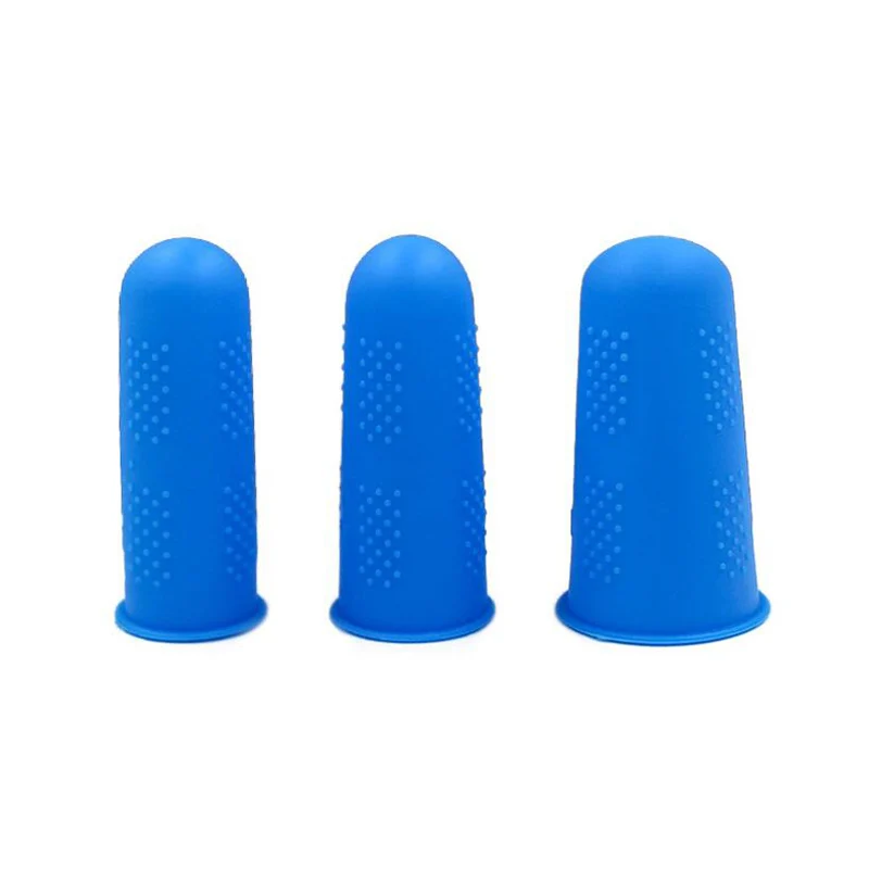 Silicone Finger Protector Sleeve Cover Anti-cut Heat Resistant Finger Sleeves Great Cooking Kitchen Tools