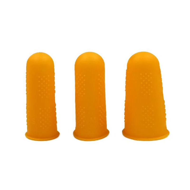Silicone Finger Protector Sleeve Cover Anti-cut Heat Resistant Finger Sleeves Great Cooking Kitchen Tools