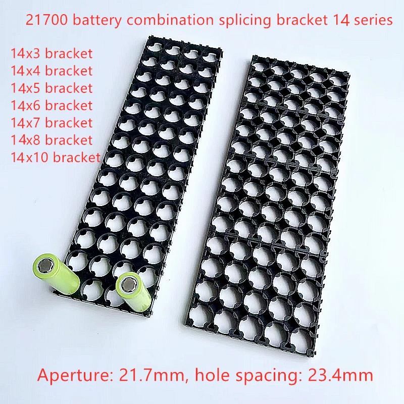 14 Strings Battery Combination Bracket 21700 Lithium Battery Fixed Combination Bracket Aperture 21.7MM