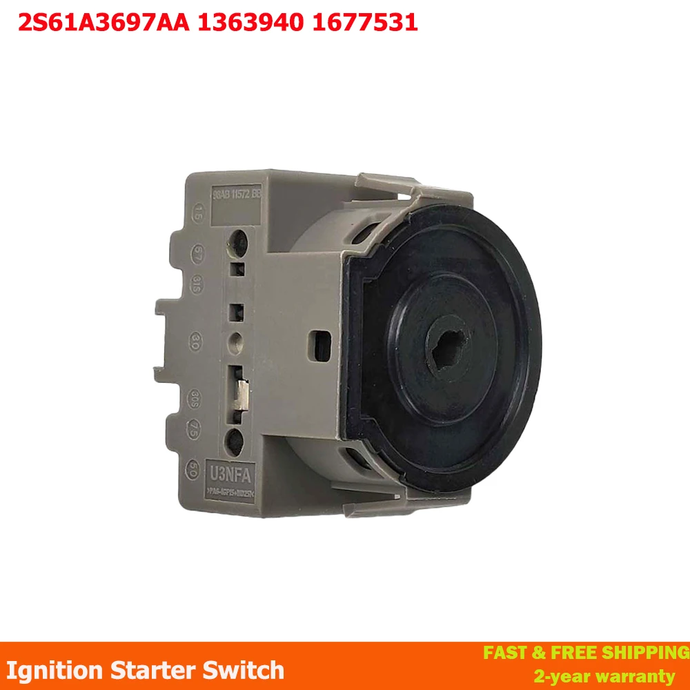 2S61A3697AA 98AB11572BE Ignition Starter Switch For Ford Transit MK 6 7 Fiesta Fusion Focus Mondeo AA6T11572AA 1363940 1677531