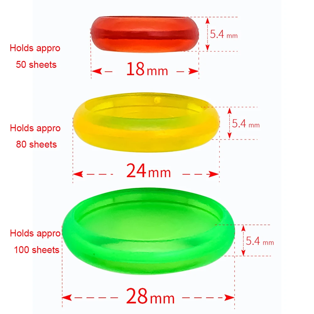 Fromthenon 30/50pcs Disc Binding Discs for Discbound Notebook Mushroom Hole Planner Scrapbooking Rings Office School Stationery