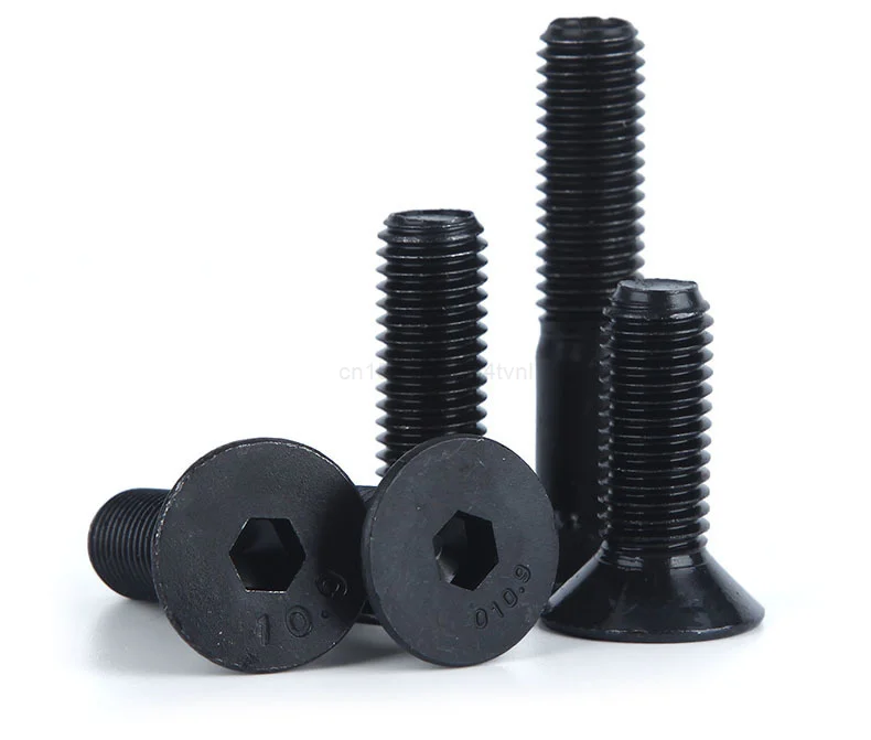 20/50pcsHexagonSocketFlatCountersunkHeadScrewCarbonSteelM2M2.5M3M4M5M6M8HexSocketBoltsMachineScrewDIN7991
