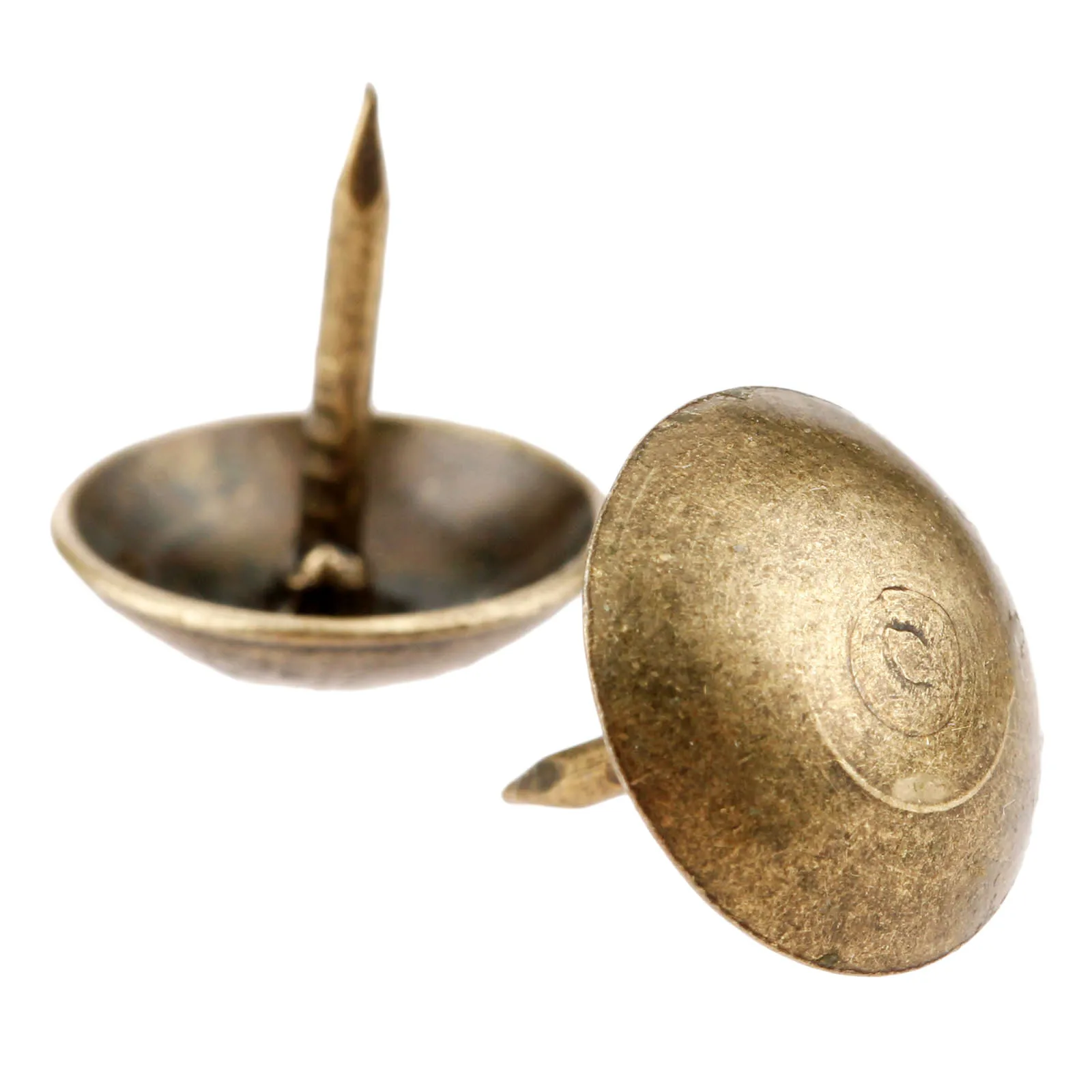 100Pcs 9x9mm Antique Brass Upholstery Nail Doornail Hardware Jewelry Gift Wine Case Box Sofa Decorative Tack Stud Pushpin