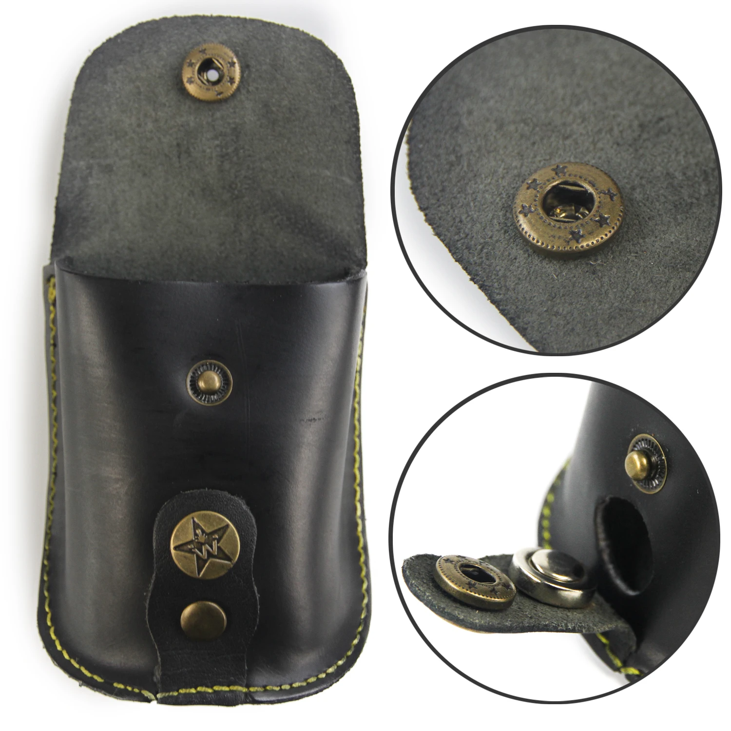 GUGULUZA Leather Slingshot Bag Ammo Pouch Slingshot Steel Balls Waist Bag Storage Bag Case for Outdoor Catapult Steel Ball Games