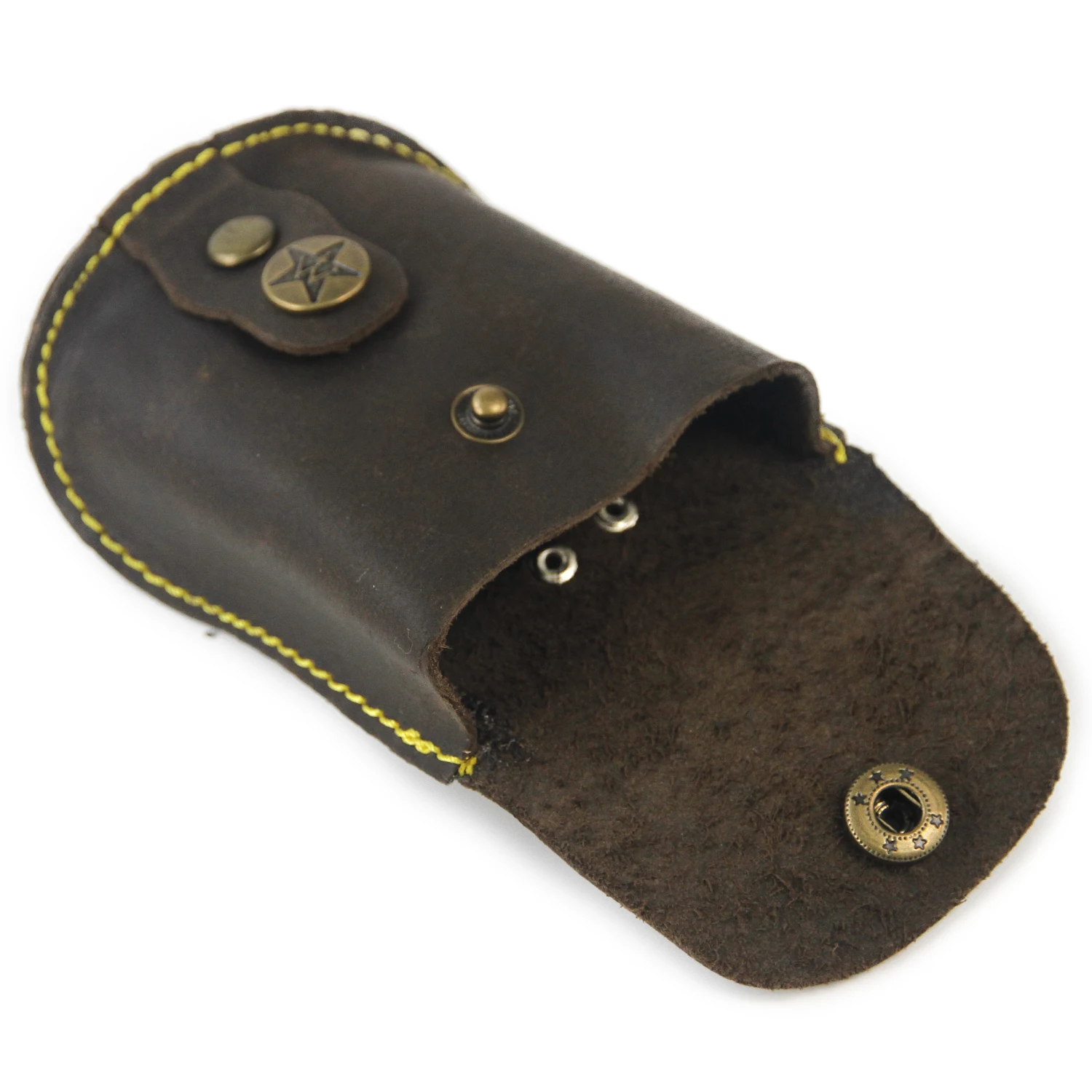 GUGULUZA Leather Slingshot Bag Ammo Pouch Slingshot Steel Balls Waist Bag Storage Bag Case for Outdoor Catapult Steel Ball Games