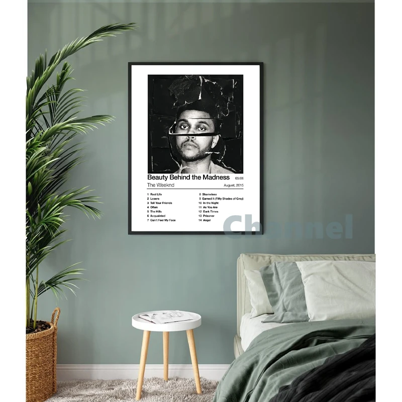 TRILOGY The Weeknd Album Poster Music Art Prints The Weeknd Fan's Gift Black & White Wall Art Picture Canvas Painting Home Decor