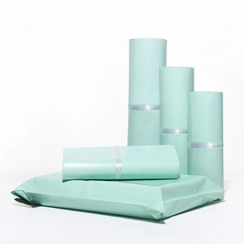 20PCS Courier Bag Envelope Green Packaging Delivery Bag Waterproof Self Adhesive Seal Pouch Mailing Bags Plastic Transport Bag