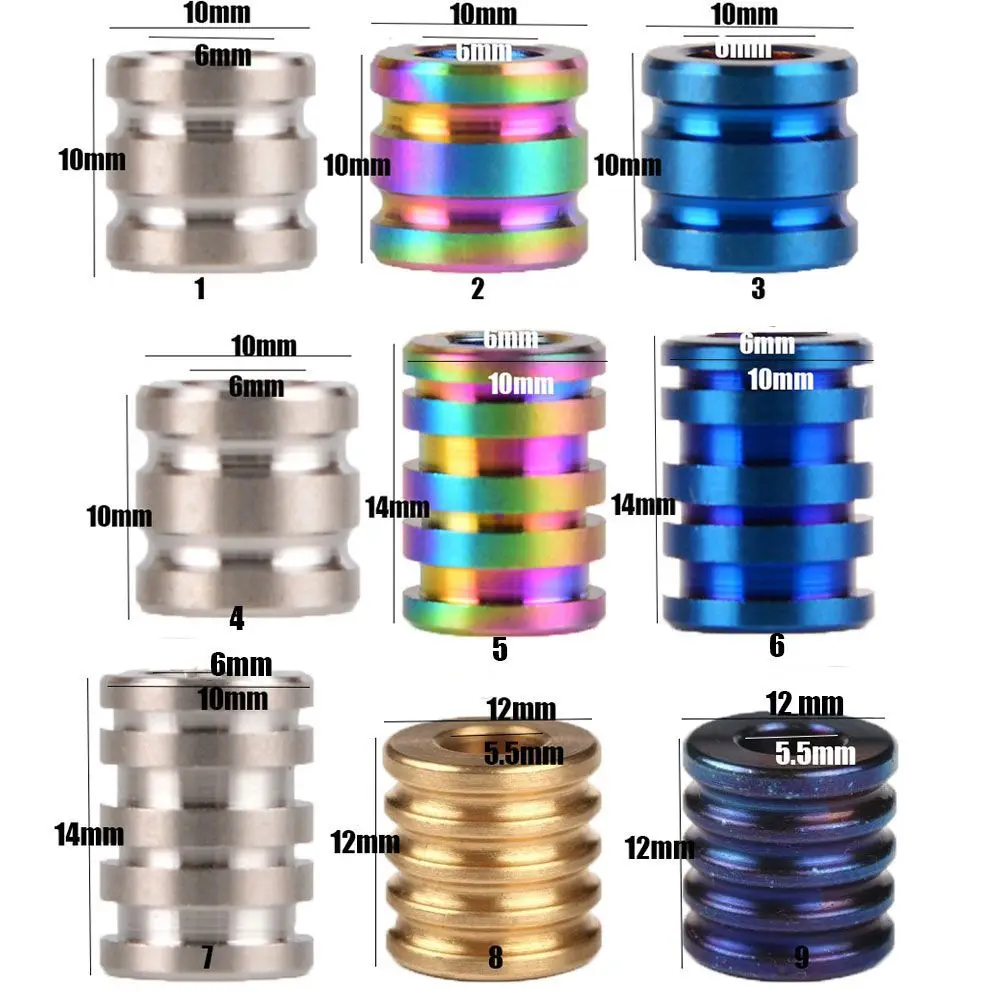 Titanium Alloy/Stainless Steel Knife Lanyard Camping Knife Gadgets Pendant TC4 Knife Beads Paracord Rope Knife EDC