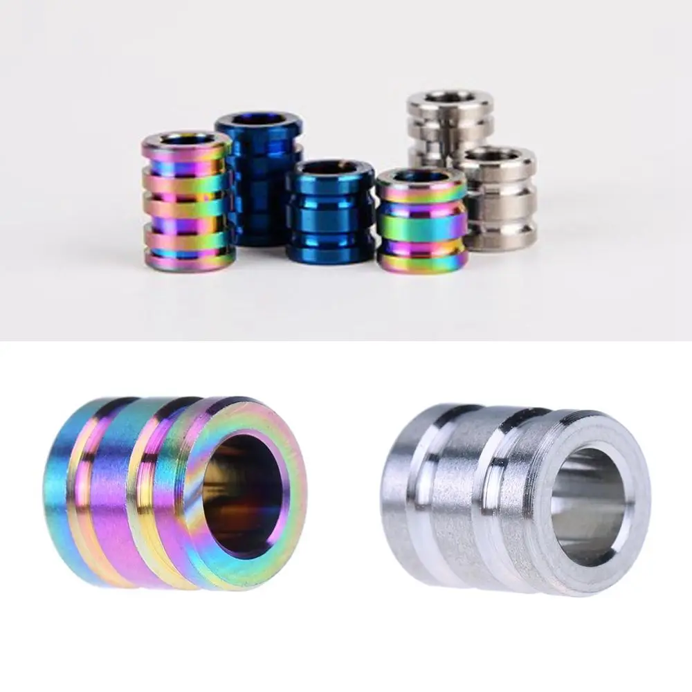 Titanium Alloy/Stainless Steel Knife Lanyard Camping Knife Gadgets Pendant TC4 Knife Beads Paracord Rope Knife EDC