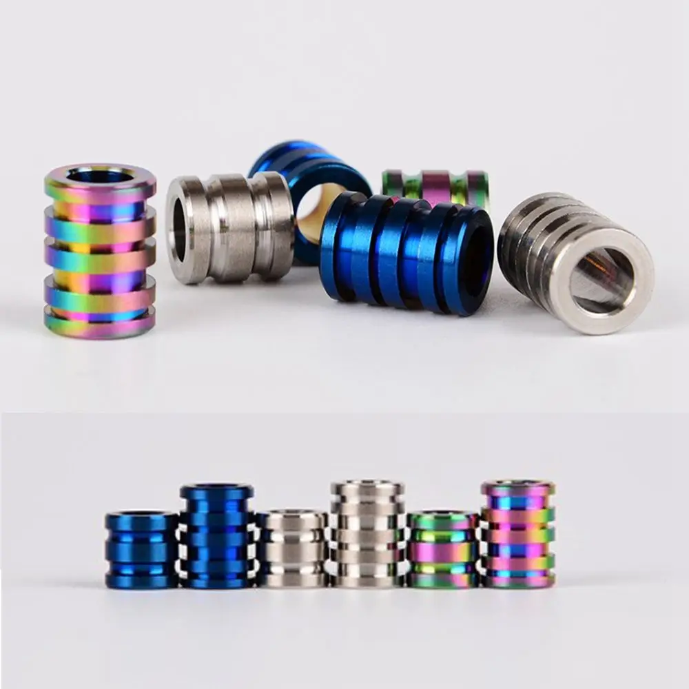 Titanium Alloy/Stainless Steel Knife Lanyard Camping Knife Gadgets Pendant TC4 Knife Beads Paracord Rope Knife EDC