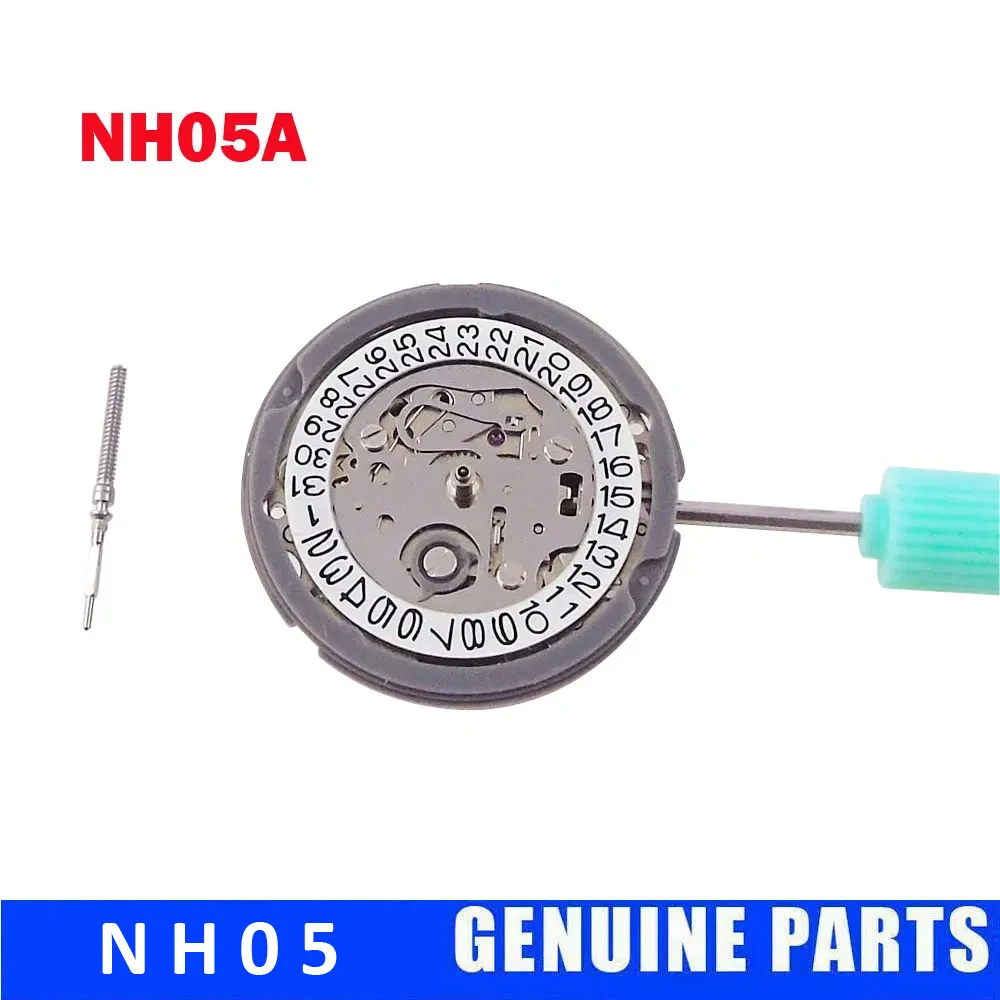 Mechanical Genuine NH05 NH05A Automatic Movement High Accuracy Watch Part White Date Wheel Accessories