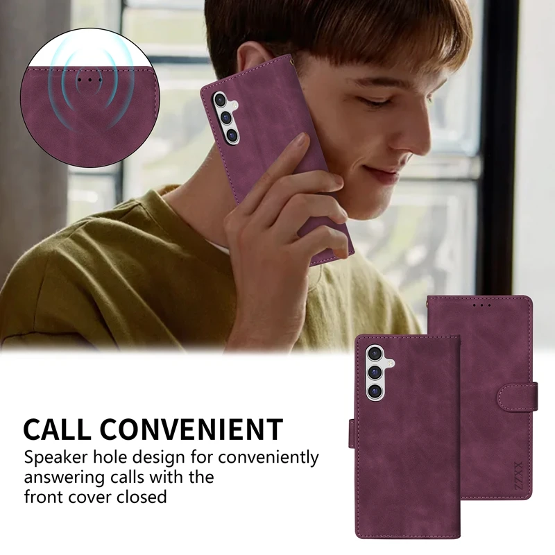 Wallet Card Framework Magnetic Flip Leather Case For Samsung Galaxy A03 A04s A12 A13 A14 A23 A31 A32 A33 A34 A51 A52 A53 A54 A71