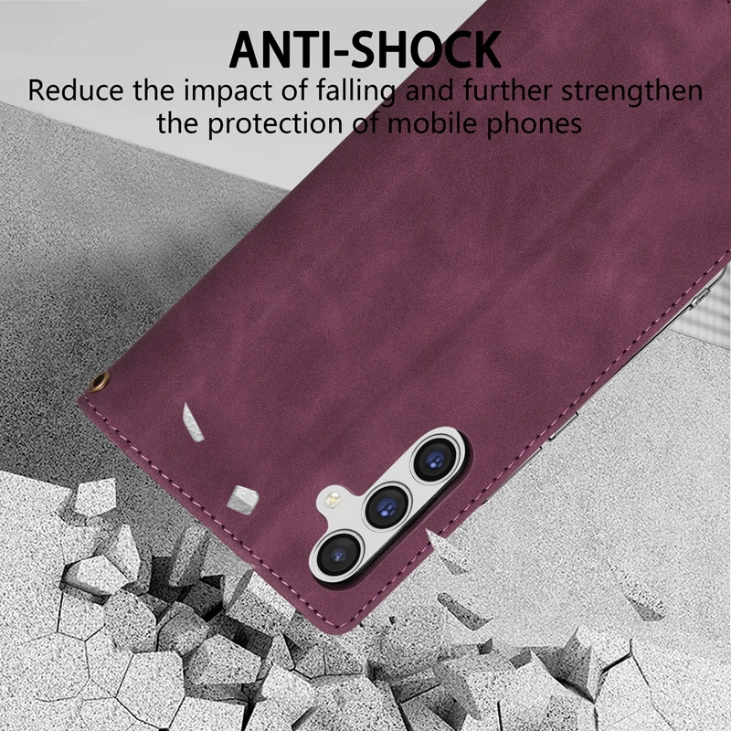 Wallet Card Framework Magnetic Flip Leather Case For Samsung Galaxy A03 A04s A12 A13 A14 A23 A31 A32 A33 A34 A51 A52 A53 A54 A71