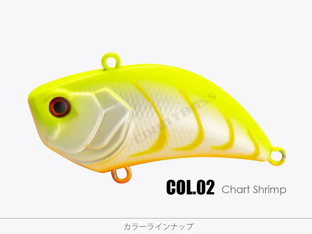 COUNTBASS 55mm 13.5g Vibraiton Rattling Hard Body Fishing Baits Vibe Lure Lipless Crankbait Angler's Fishing Lure