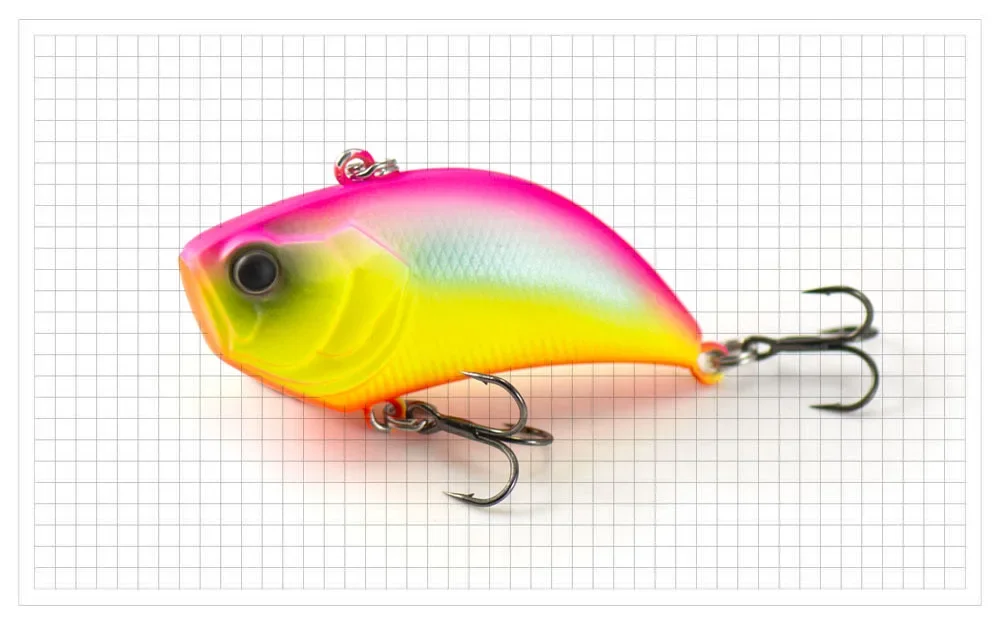 COUNTBASS 55mm 13.5g Vibraiton Rattling Hard Body Fishing Baits Vibe Lure Lipless Crankbait Angler's Fishing Lure