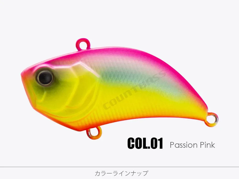 COUNTBASS 55mm 13.5g Vibraiton Rattling Hard Body Fishing Baits Vibe Lure Lipless Crankbait Angler's Fishing Lure