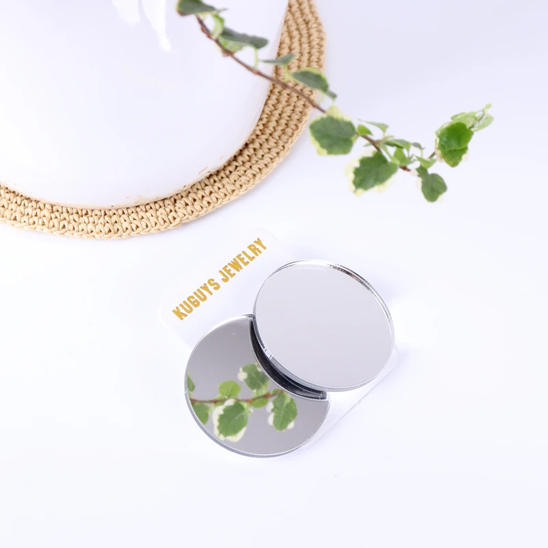 KUGUYS Classic Round Earrings for Women Clear Acrylic Fashion Summer Beach Music Festival Jewelry Blue Green Pink Red