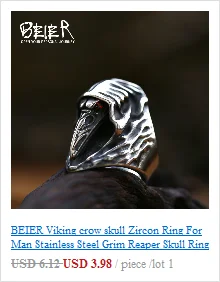 Stainless Steel Tree of Life Signet Ring Classic Men Viking Amulet Rings Nordic Jewelry BR8-732