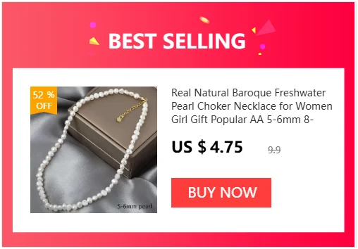 HENGSHENG Long Chain Necklace For Women Freshwater Natural Baroque Pearls Necklace 4-6mm Rice Shape Beads Vintage Sweater Chain