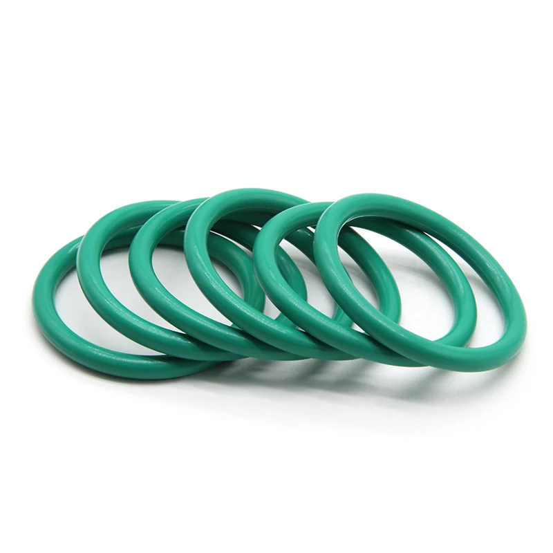 10pcs CS 4.0 mm OD 14~100 mm Green FKM Fluorine Rubber O Ring Sealing Gasket Insulation Oil High Temperature Resistance Green