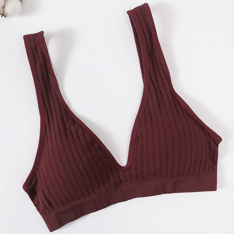 Seamless Bras For Women Sports Deep V Bra Tops Female Non-wire Brassiere Women Underwear Backless Sexy Lingerie Soft Intimates