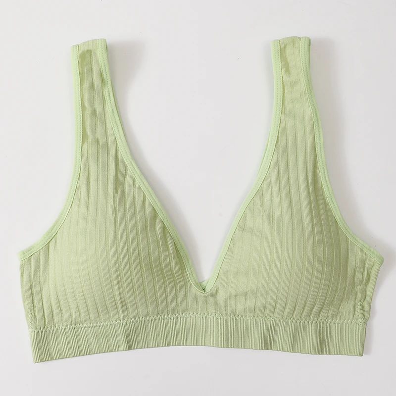 Seamless Bras For Women Sports Deep V Bra Tops Female Non-wire Brassiere Women Underwear Backless Sexy Lingerie Soft Intimates