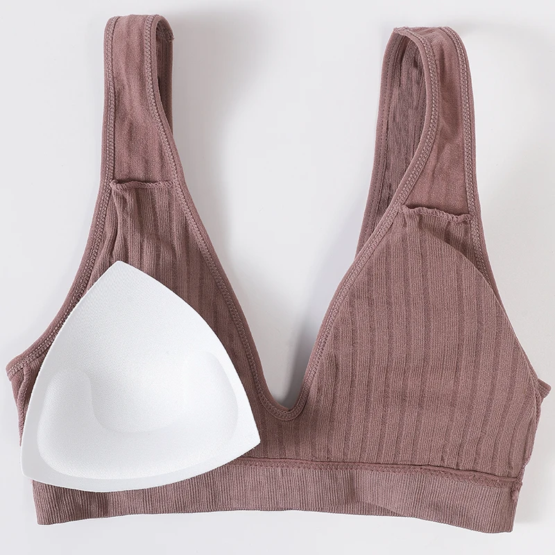 Seamless Bras For Women Sports Deep V Bra Tops Female Non-wire Brassiere Women Underwear Backless Sexy Lingerie Soft Intimates