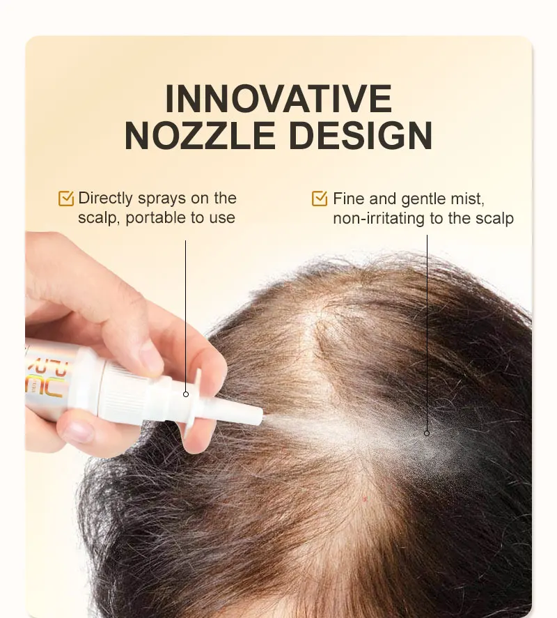 PURC Biotin Hair Growth Oil for Men Women Hair Loss Treatment Fast Grow Hair Spray Regrowth Thicken Oil Hair Care Products