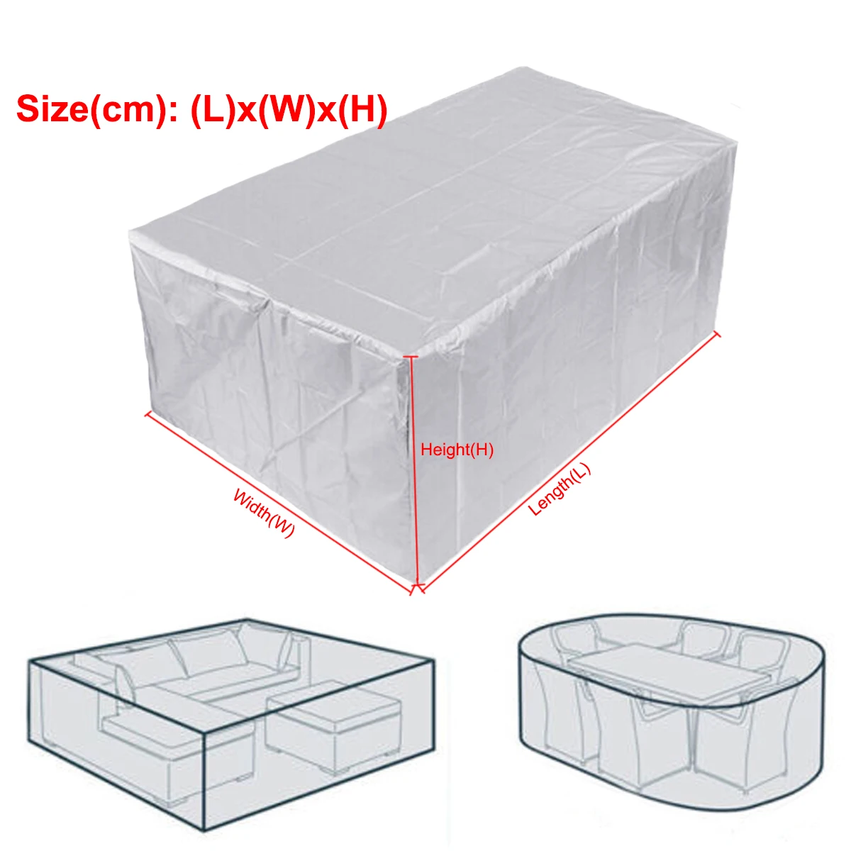 Outdoor Furniture Covers Waterproof Patio Garden Cover Rain Snow Table Sofa Chair Protection covers Dust Proof Cover