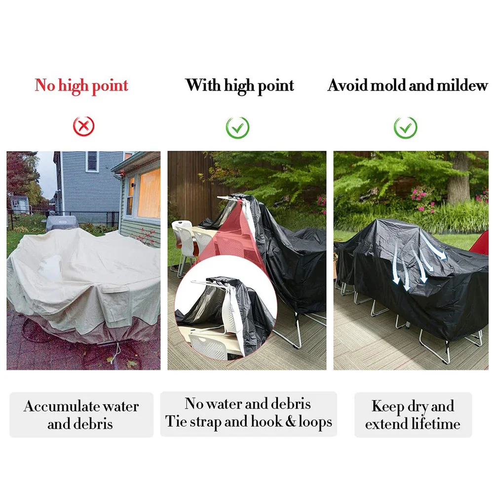 Outdoor Furniture Covers Waterproof Patio Garden Cover Rain Snow Table Sofa Chair Protection covers Dust Proof Cover