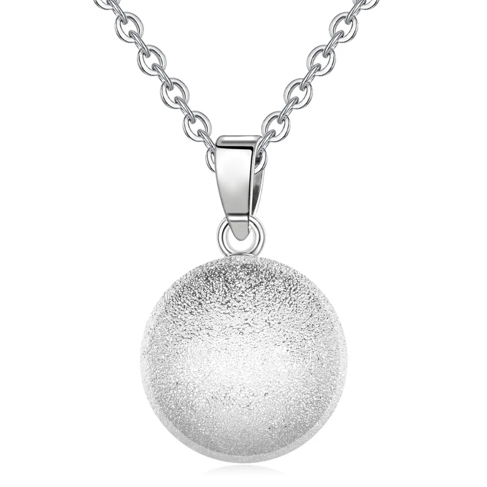 Out of Stock Round Bell 3 Colors Sparkling Harmony Bola Ball Angel Caller Pregnancy Pendant Necklace for Women Jewelry N14nb357
