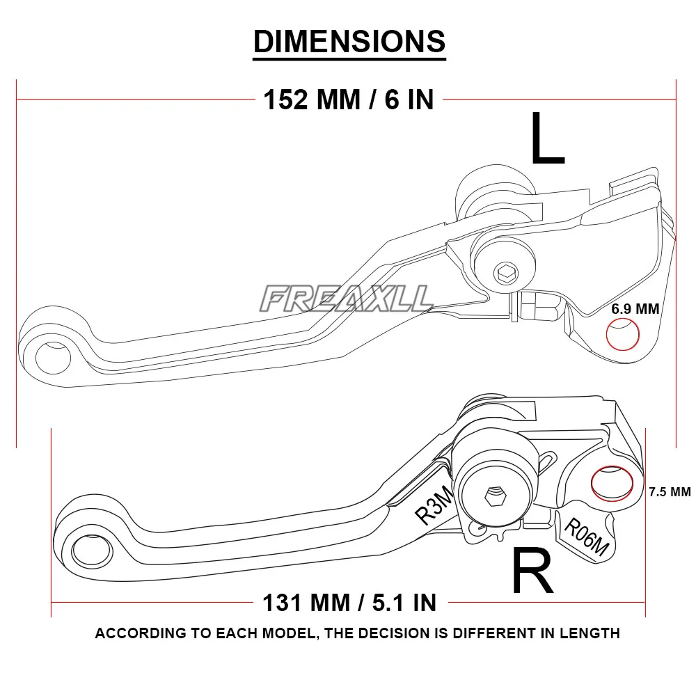 YZ 250F YZ250 250 F Pivot Motocross DirtBike CNC Brake Clutch Lever Motorcycle For Yamaha YZ250F 2001-2006 2007-2008 2009-2019