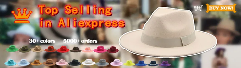 Fedora Hats for Women Men Wide Brim Solid Women Hats Band Belt Classic Formal Dress Khaki Black Winter Hats Sombreros De Mujer