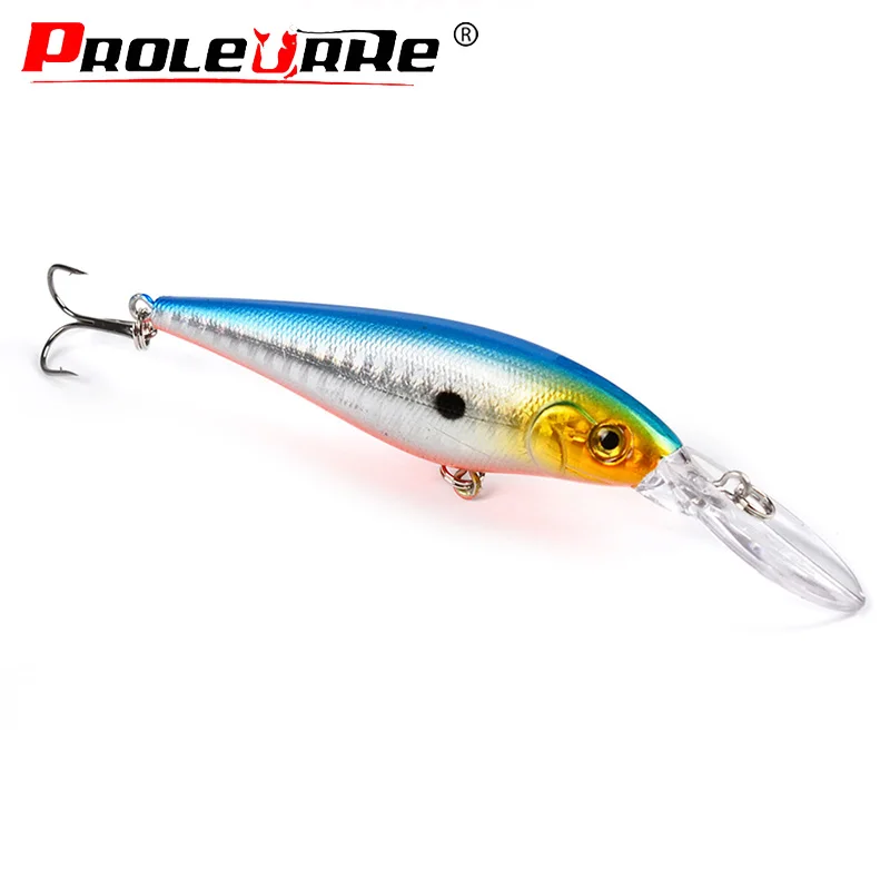 1Pcs Minnow Fishing Lures 110mm 10.5g Floating Diving Wobbler Swimbait Artificial Hard Bait Crankbaits Bass Pike Fishing Tackle