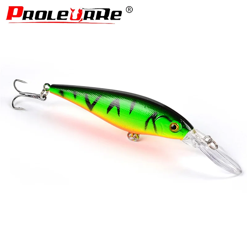 1Pcs Minnow Fishing Lures 110mm 10.5g Floating Diving Wobbler Swimbait Artificial Hard Bait Crankbaits Bass Pike Fishing Tackle