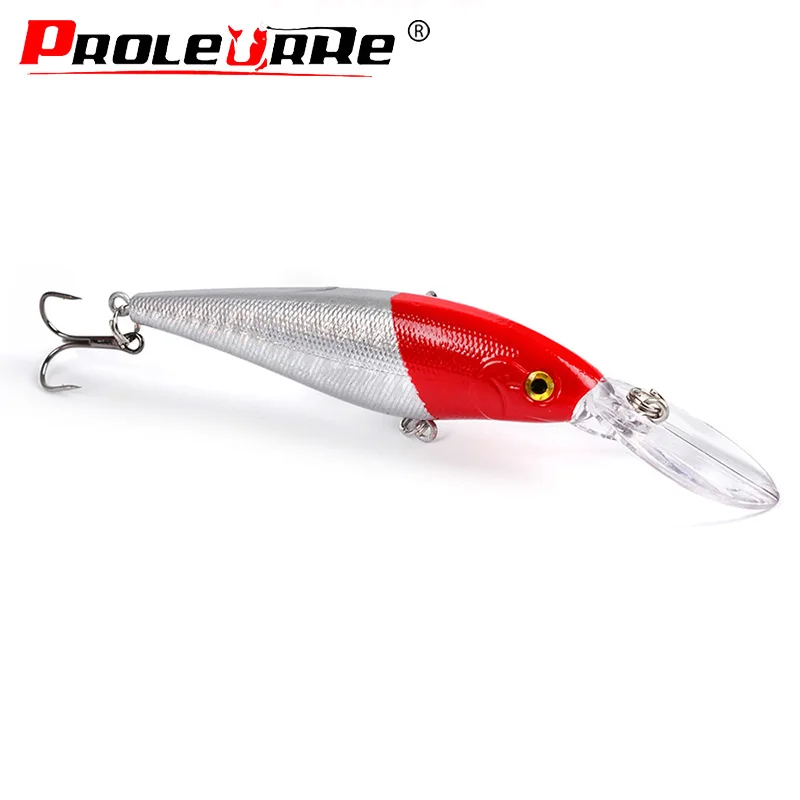 1Pcs Minnow Fishing Lures 110mm 10.5g Floating Diving Wobbler Swimbait Artificial Hard Bait Crankbaits Bass Pike Fishing Tackle