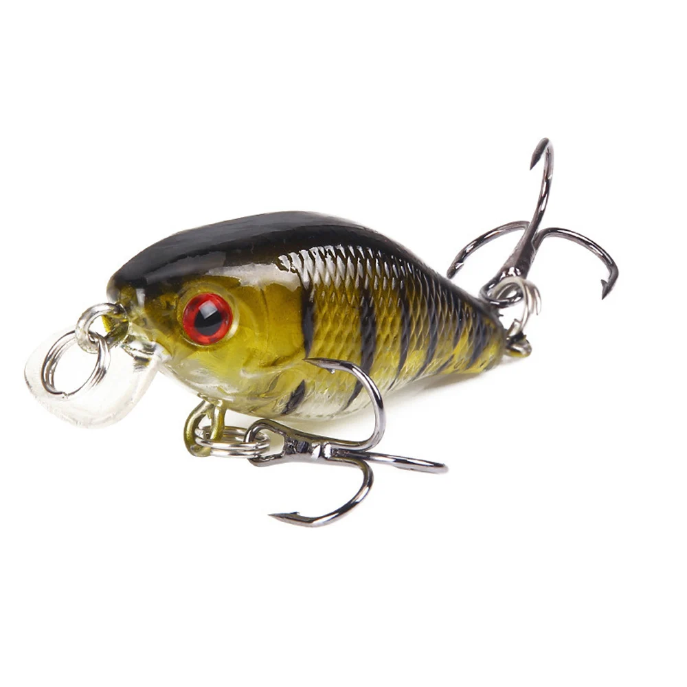 1 PCS Minnow Fishing Lure About 45mm 4.2g Crankbait Hard Bait Topwater Artificial Wobbler Bass Japan Fly Fishing Accessories