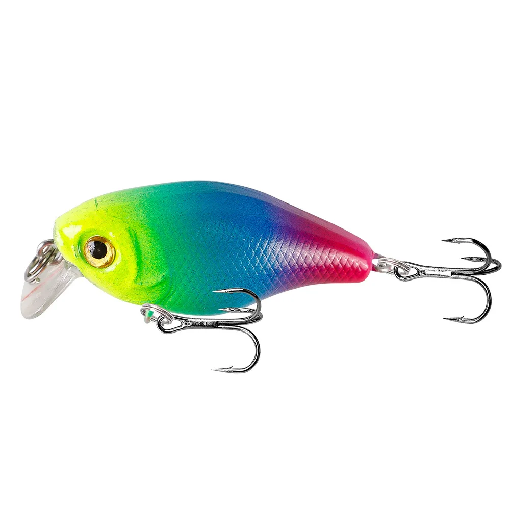 1 PCS Minnow Fishing Lure About 45mm 4.2g Crankbait Hard Bait Topwater Artificial Wobbler Bass Japan Fly Fishing Accessories
