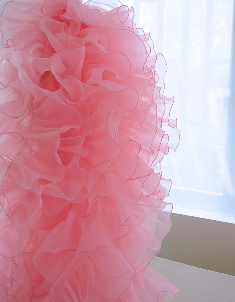 3 Meters/Lot 11 Colors 15-20cm Wide Organza Lace Curtains Purple Pink White Coral Pink Purple Gauze Pleated Lace X962