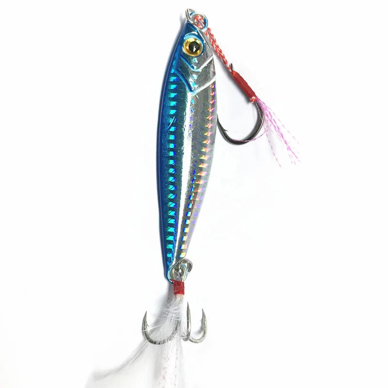 Ufishing Slow Fishing Jig Bait 1Pcs/Lot 20g 30g 40g 60g Sea Bass VIB Shore Casting Jigging Lure