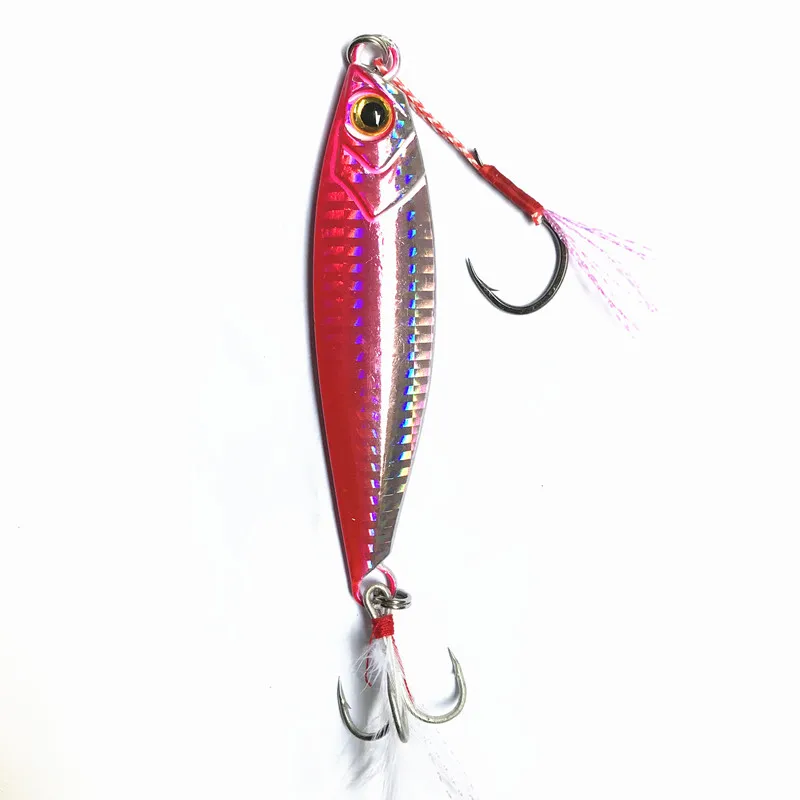 Ufishing Slow Fishing Jig Bait 1Pcs/Lot 20g 30g 40g 60g Sea Bass VIB Shore Casting Jigging Lure