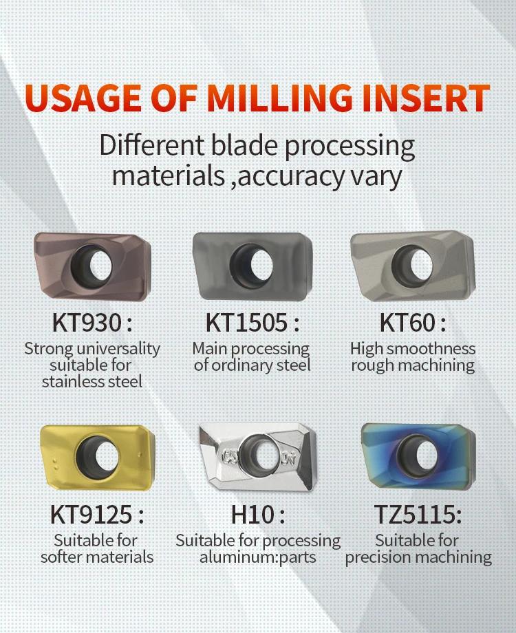 APMT1135 APMT1604 H01 KT1505 YZ6020 Turning Tool Carbide Insert APMT Face Mill Lathe Milling CNC Tools Cutter Milling CNC Tools