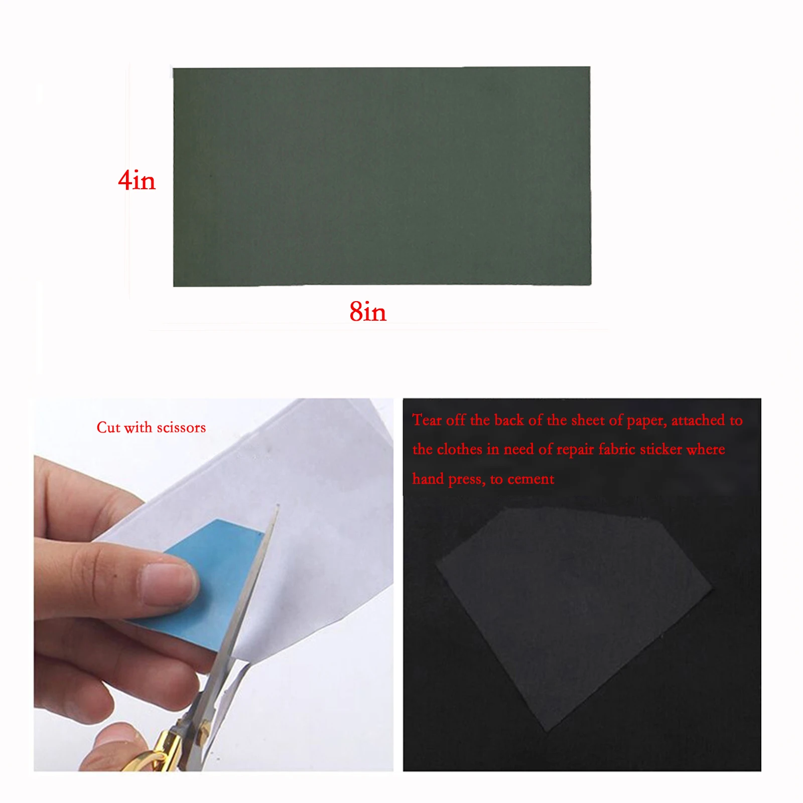 Nylon Repair Patches Self-adhesive Waterproof Repair Patches Washablefor Clothing Down Jacket Repair Holes Tearing 4 X 8inchs