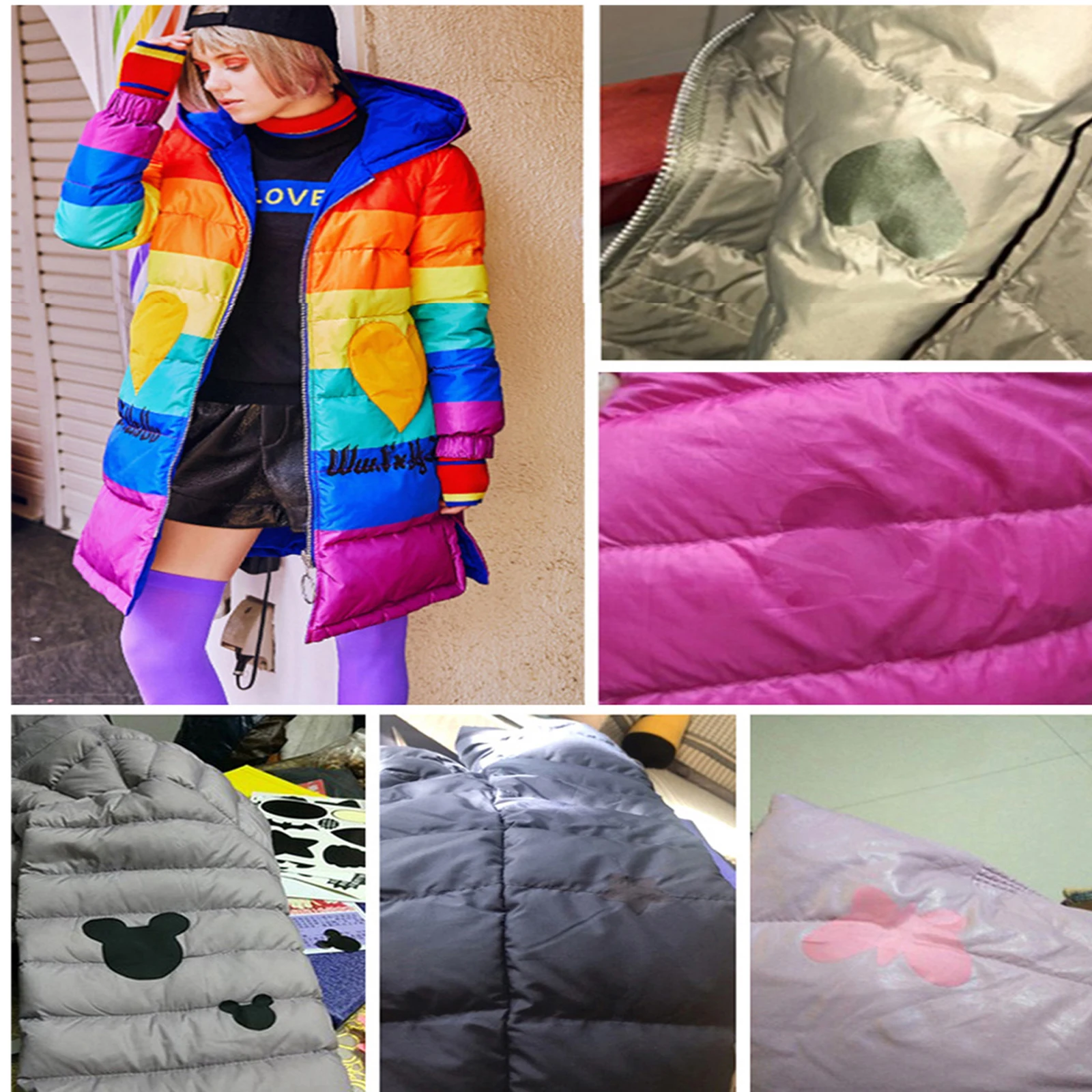 Nylon Repair Patches Self-adhesive Waterproof Repair Patches Washablefor Clothing Down Jacket Repair Holes Tearing 4 X 8inchs