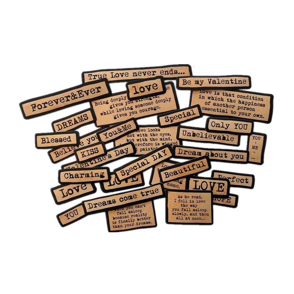 About Love Phrase Stickers Travel Journal Stickers Scrapbooking Craft Diary Album Decorative