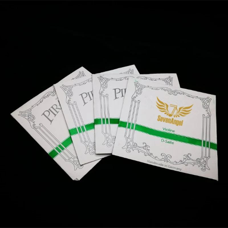 Full Set Chrome Steel Violin Strings Set (319020) E/A/D/G Medium Gauge with Black-Ball End Violino String Made In Germany