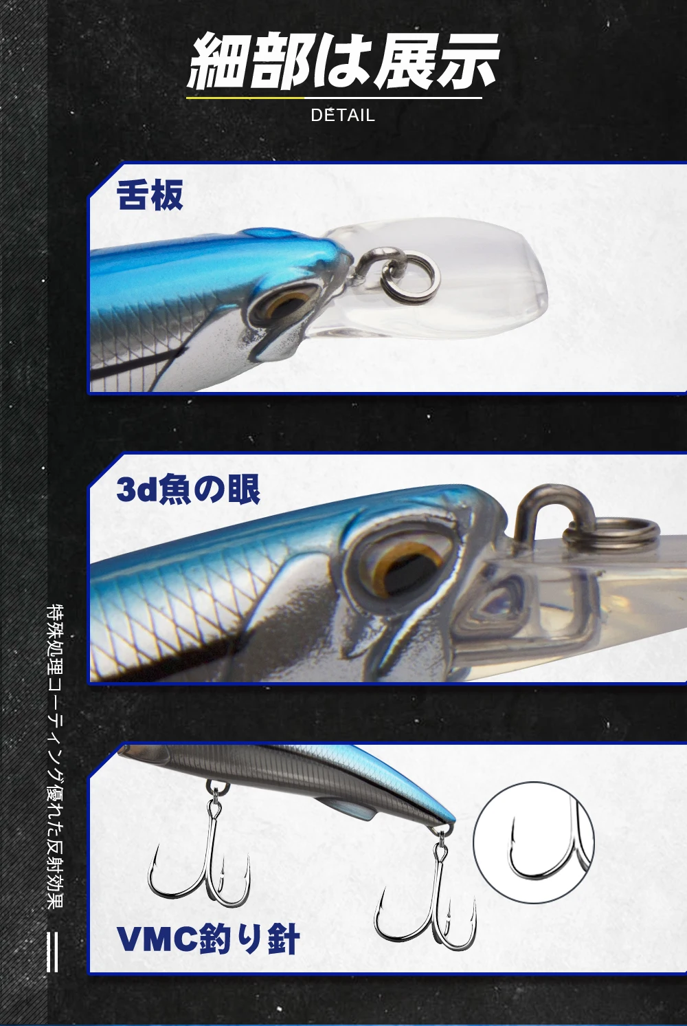 D1 Heavy Sinking Minnow Fishing Lure 92mm/49g 110mm/60g Crankbait Wobblers Trolling Artificial Hard Bait Trout Tackle