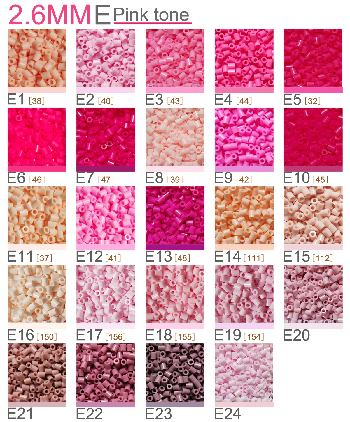 2.6mm Mini Beads 1000PCS 230colors Fuse Beads Gift Hama Beads Diy Puzzles Iron Beads High Quality