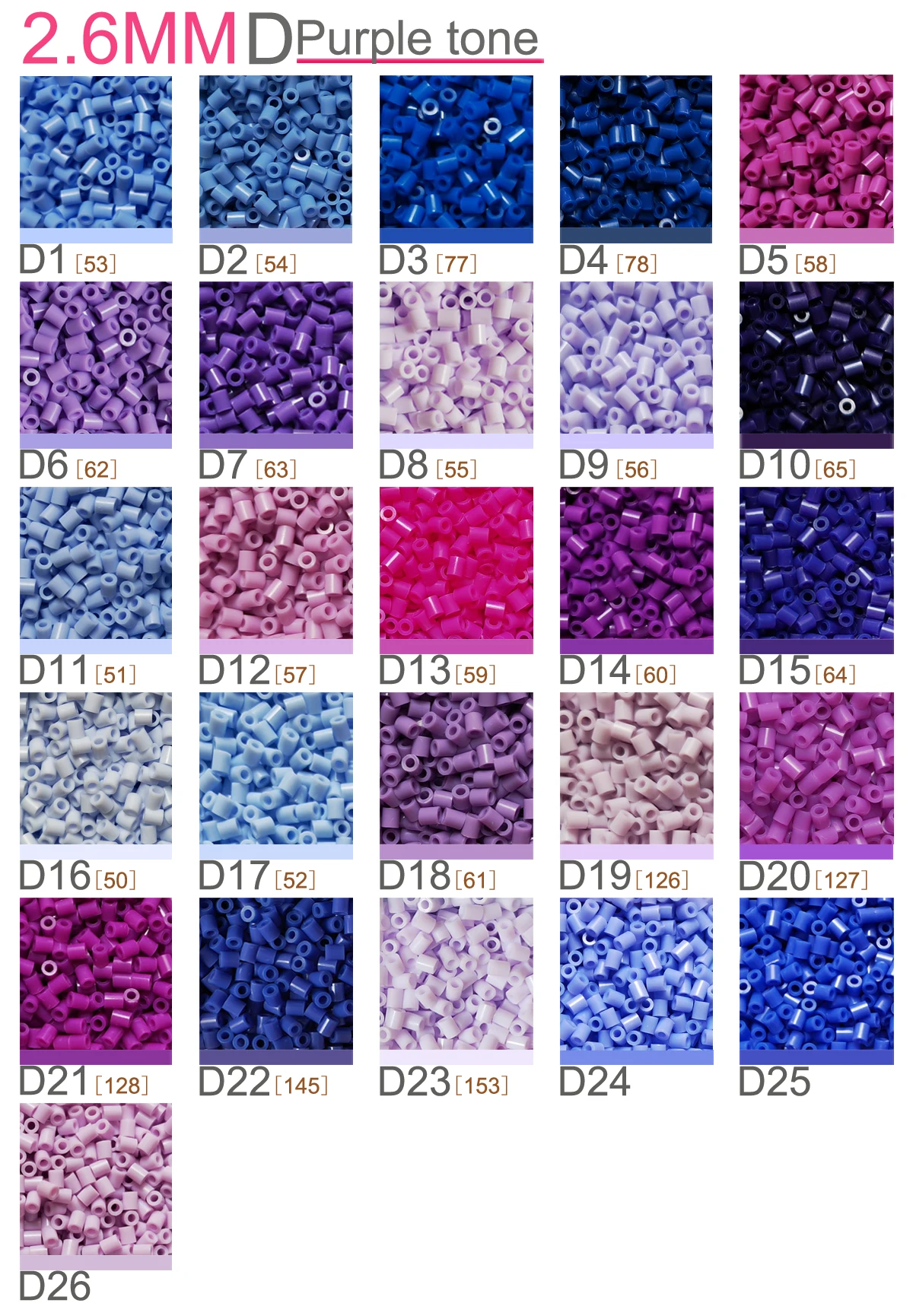 2.6mm Mini Beads 1000PCS 230colors Fuse Beads Gift Hama Beads Diy Puzzles Iron Beads High Quality