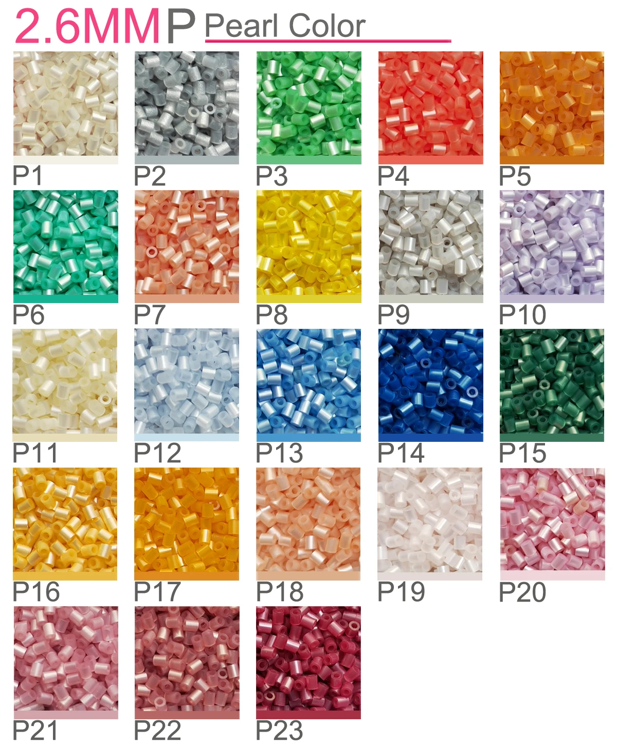 2.6mm Mini Beads 1000PCS 230colors Fuse Beads Gift Hama Beads Diy Puzzles Iron Beads High Quality